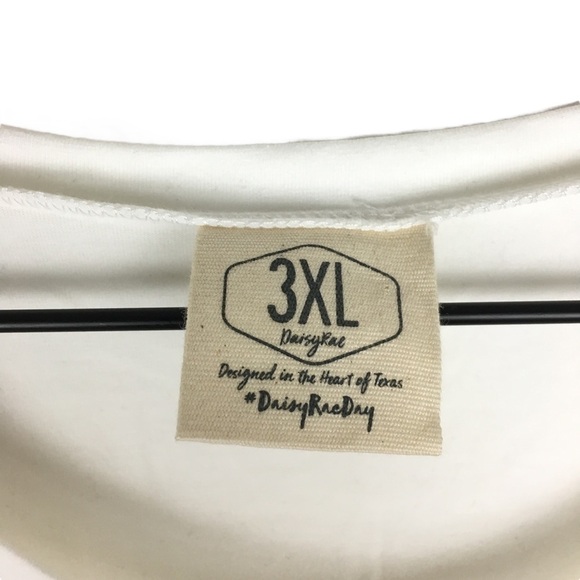 DAISY RAE Graphic T Shirt Lips Animal Print American Flag July 4th Plus Size 3XL - Picture 5 of 8